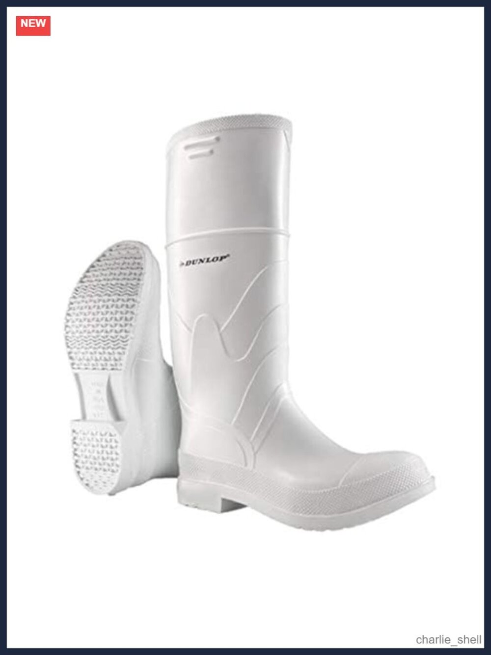 Dunlop PVC Plain Toe Rubber Work Boots Waterproof Chemical Slip Resistant Unisex